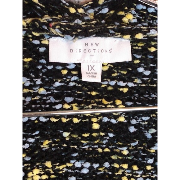 {2} Women’s Sz 1X New Directions Open Front Knit Cardigan Sweaters - Picture 7 of 12